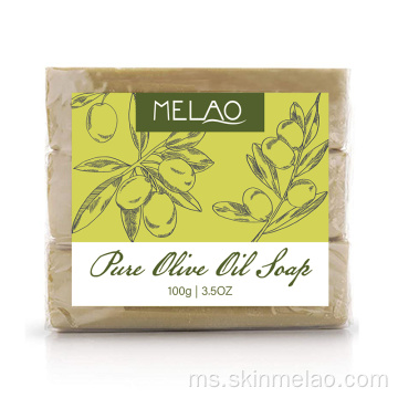Pembersihan Deep Whitening Vegan Olive Oil Soap